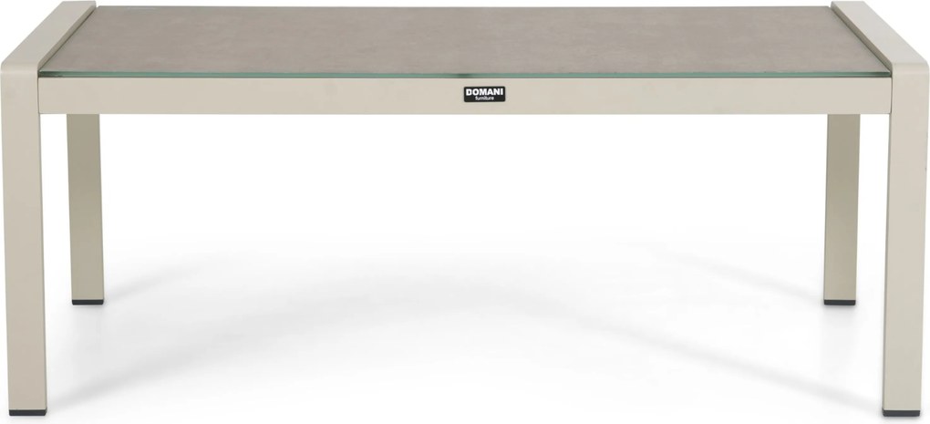 Stoel en Bank Loungeset 4 personen Aluminium Zand/Beige  Domani Furniture Leaf