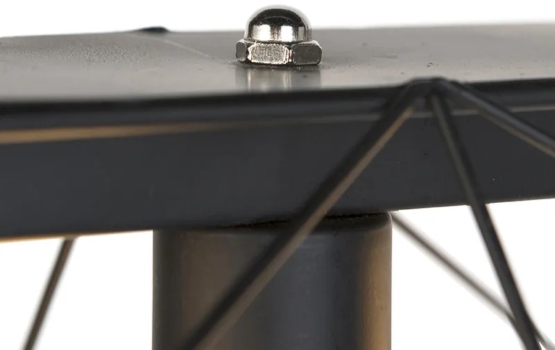 Industriële hanglamp zwart 3-lichts - Carcass