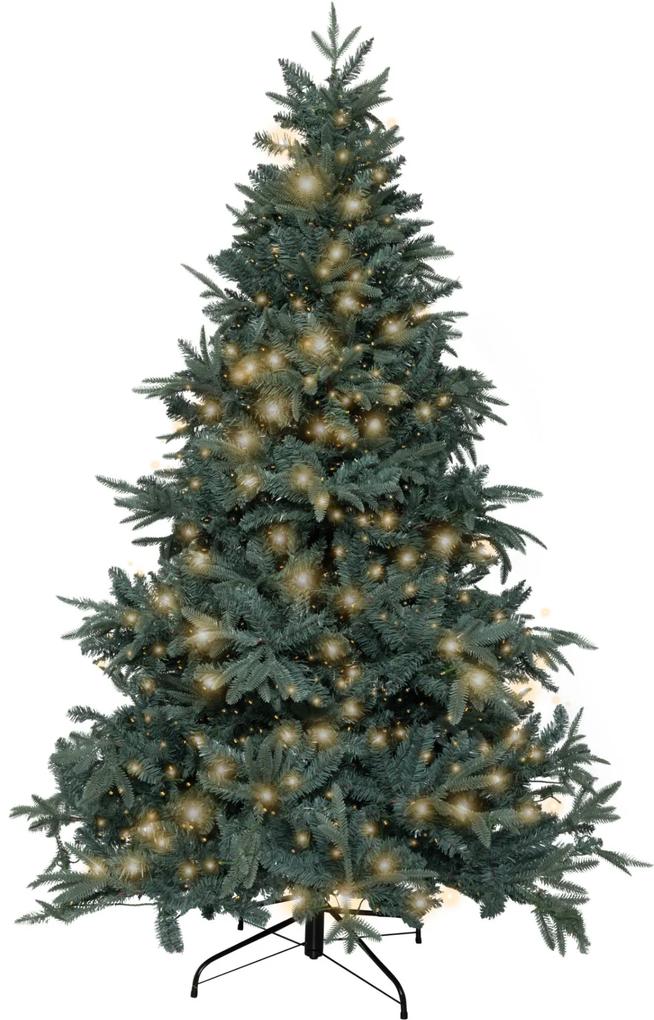 Tisdale blauwspar kerstboom met verlichting
