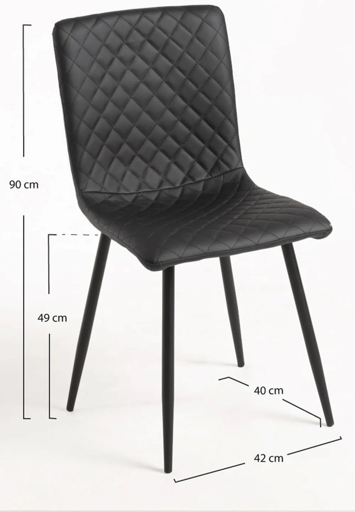 Rom Leatherette Stoel