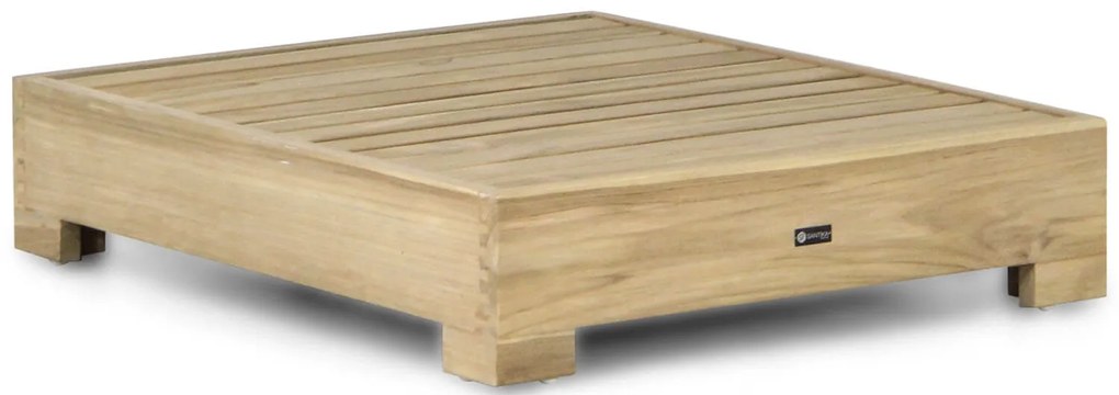 Chaise Loungeset Teak Old teak greywash 3 personen Santika Furniture Santika