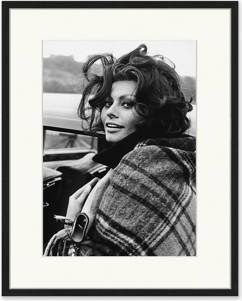 Ingelijste foto Sophia Loren