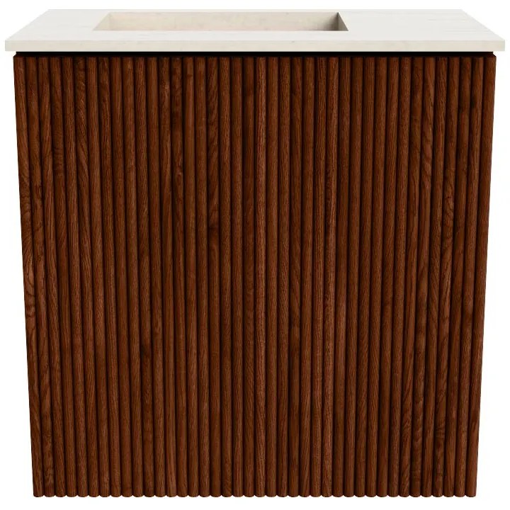 Mondiaz Joya DLux 40cm toiletmeubel ruby met wastafel faye links 1 kraangat meli
