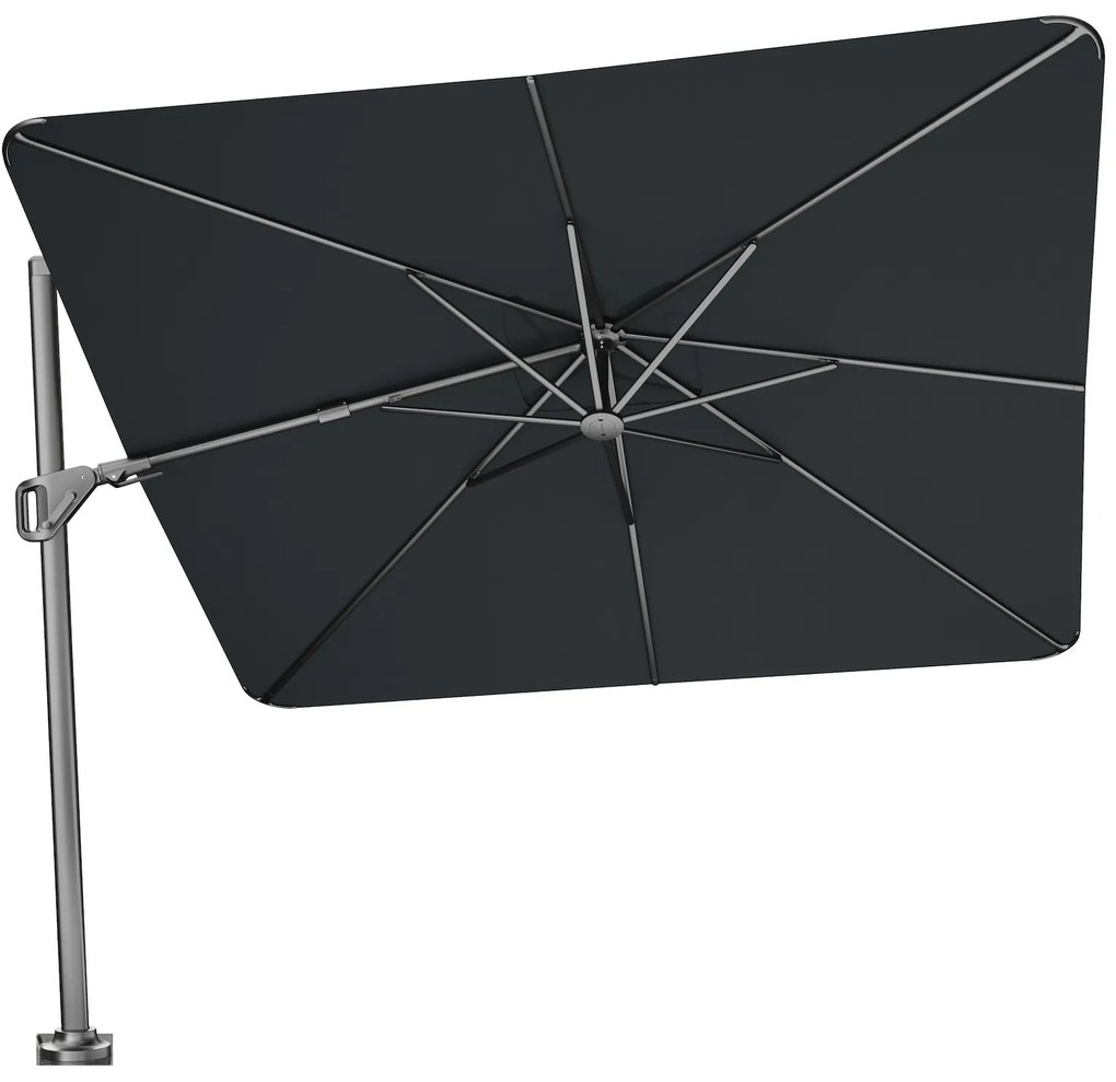Nexus T2 premium zweefparasol 300x300 cm faded black