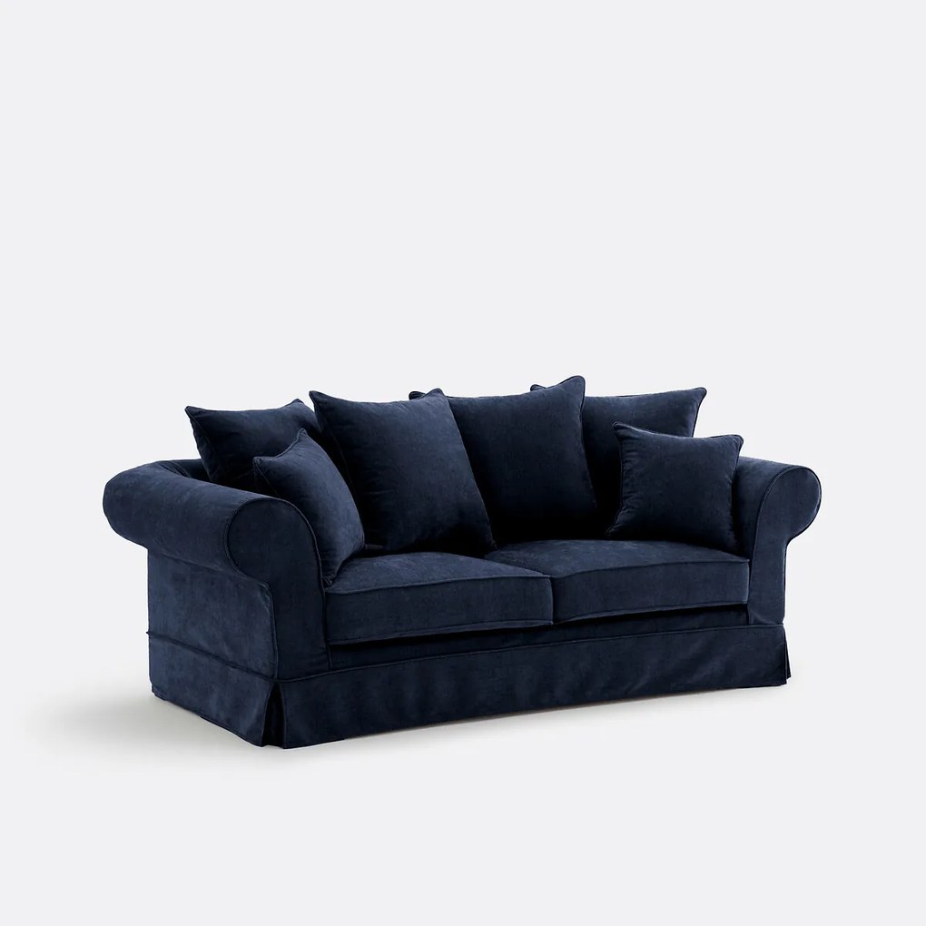 2- of 3-zits rechte bank van gemêleerd polyester, ADELIA