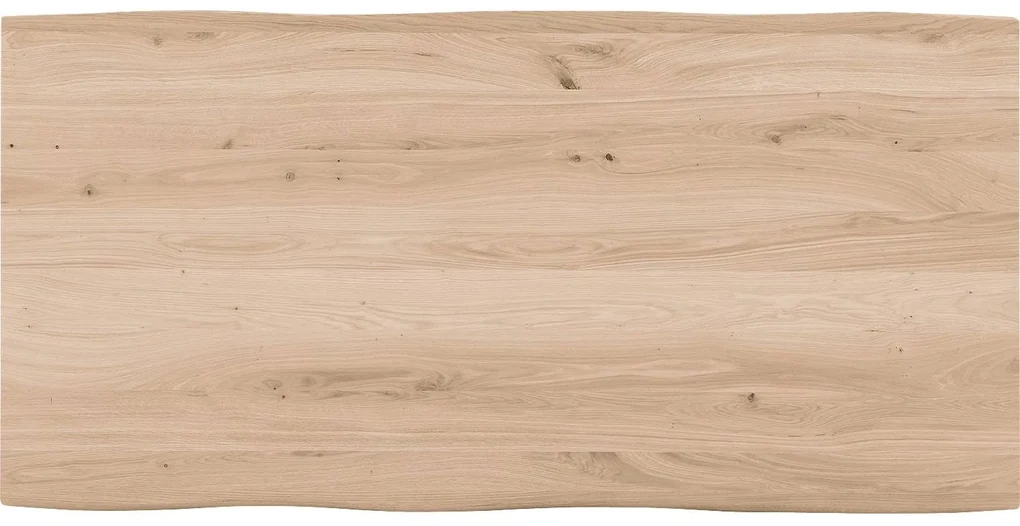 Goossens Eettafel Blade, Boomstamblad 260 x 100 cm 5 cm dik