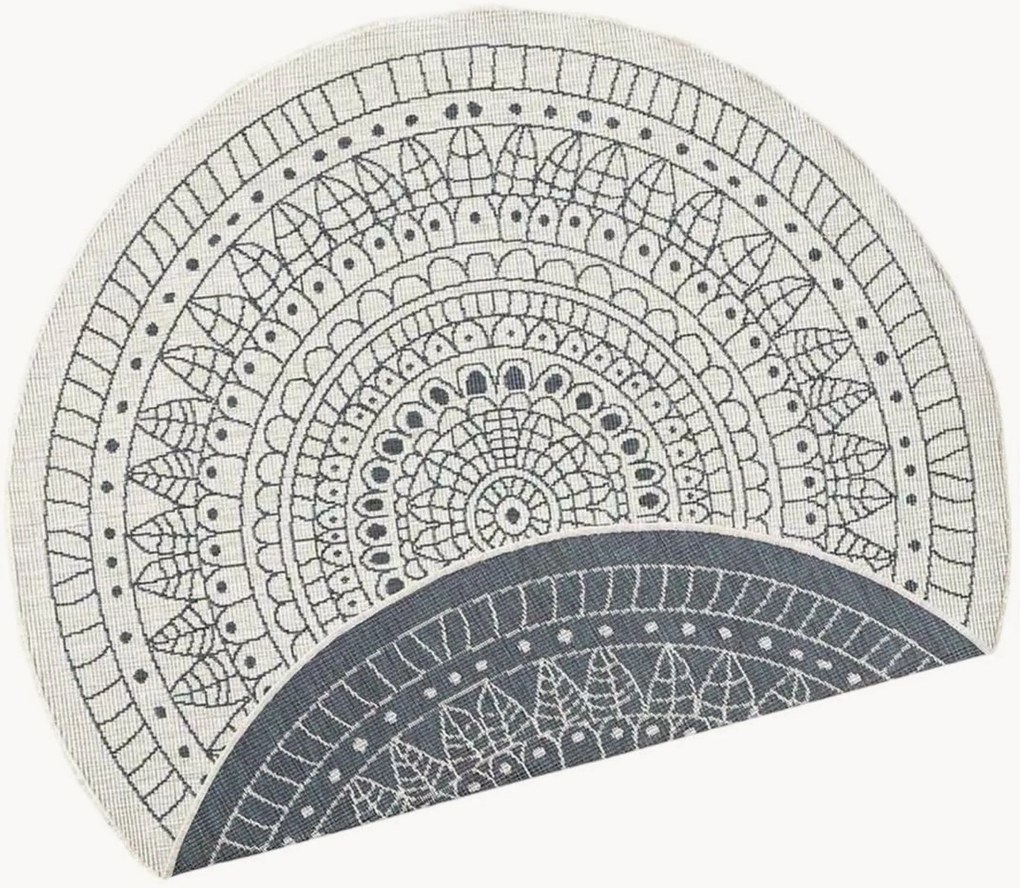 Rond in- & outdoor dubbelzijdig vloerkleed Porto