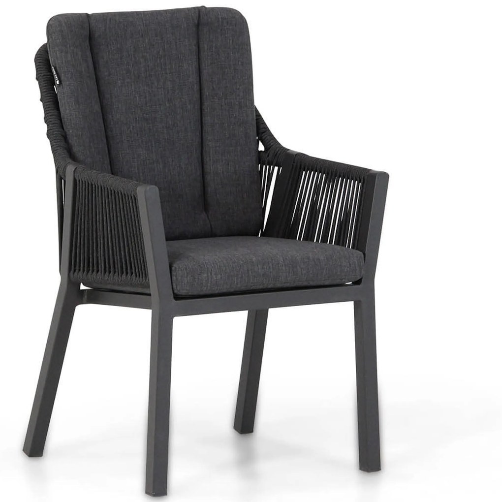 Tuinset 4 personen 90 cm Aluminium/rope Grijs Lifestyle Garden Furniture Verona/Mateo