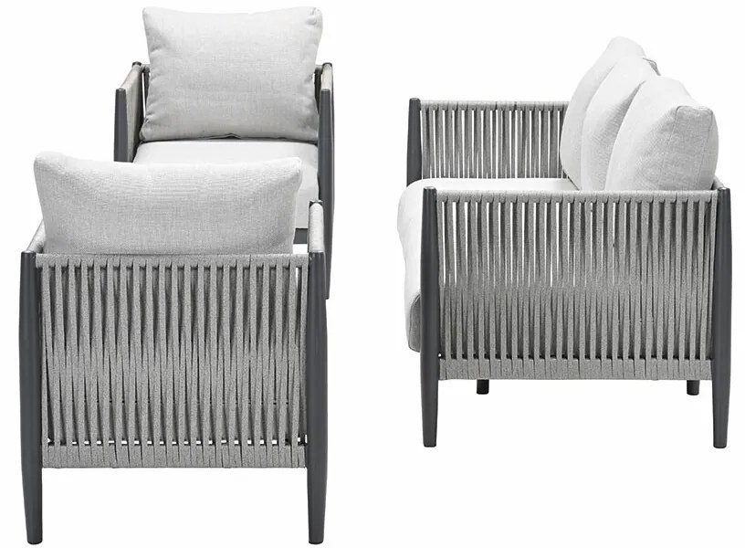 Garden Impressions Tavira loungeset 3-delig - grey sand