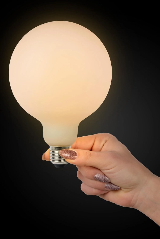 Lucide Bulb LED lamp 2700K E27 8W 12.5cm 3 StepDim opaal
