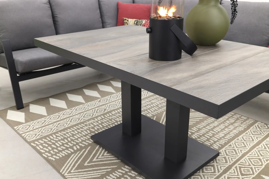 Azoren/Jersey loungeset - met verstelbare tafel - links & rechts