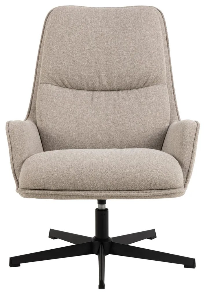 Moderne Fauteuil Beige Draaibaar