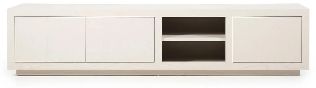 Tv-meubel Taupe Eiken 200 Cm - 200x42x45cm.