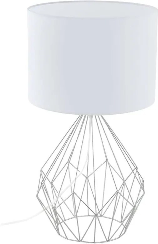 EGLO tafellamp Pedregal - chroom/wit - Leen Bakker