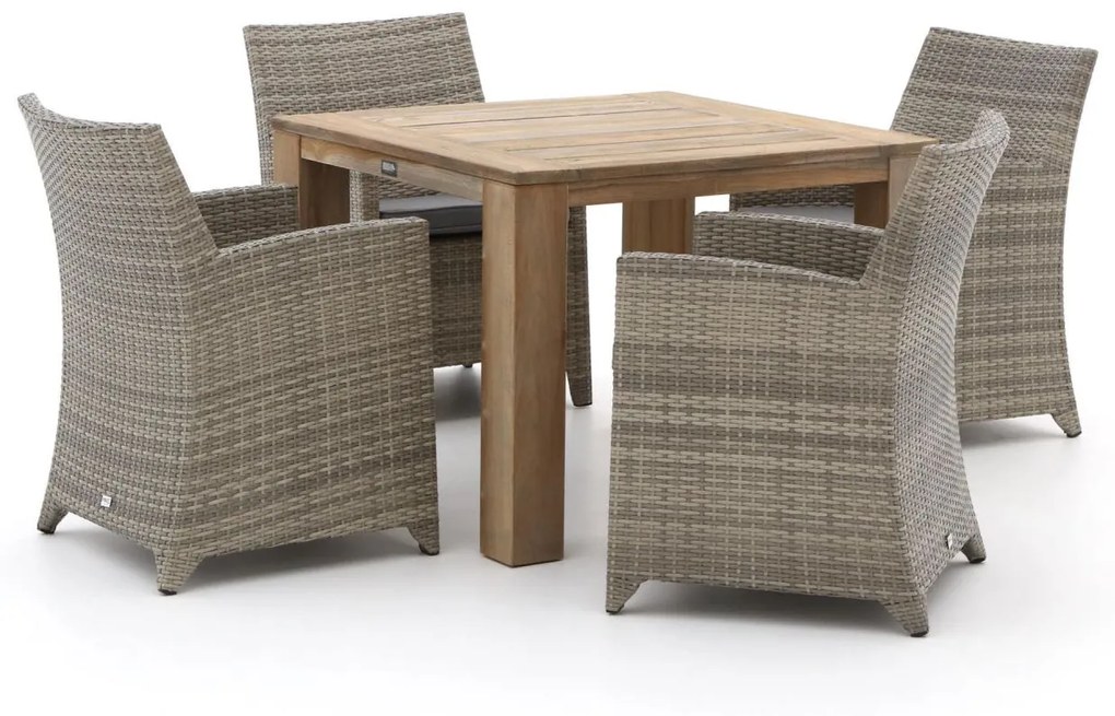 Forza Barolo/ROUGH-X 100cm dining tuinset 5-delig