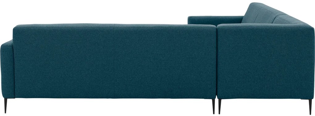 Goossens  Key West blauw, stof, 3-zits, modern design