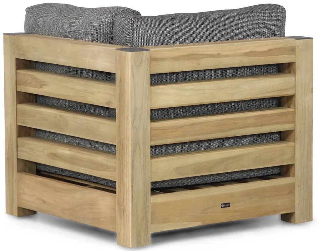 Loungeset 5 personen Teak Old teak greywash Santika Furniture Santika