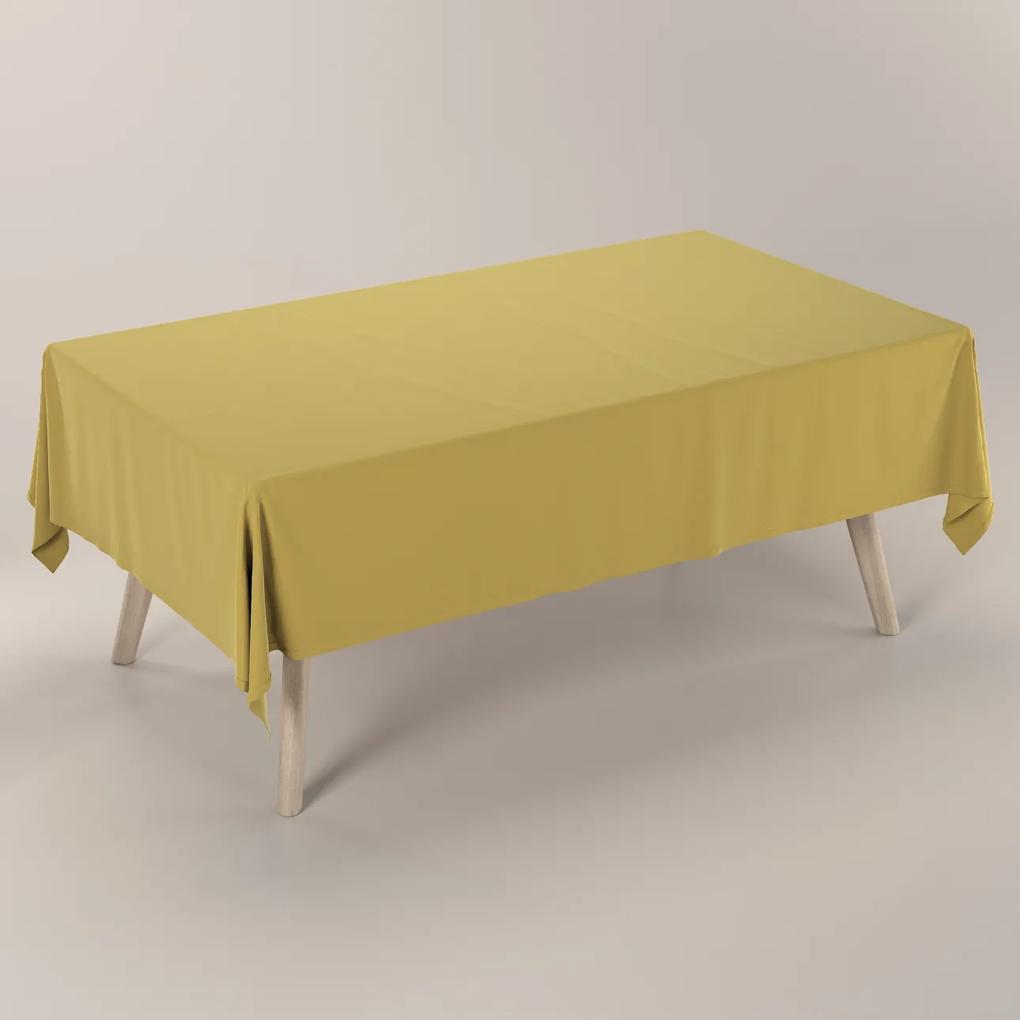 Dekoria Rechthoekig tafelkleed, olijfgroen, 100 x 100 cm