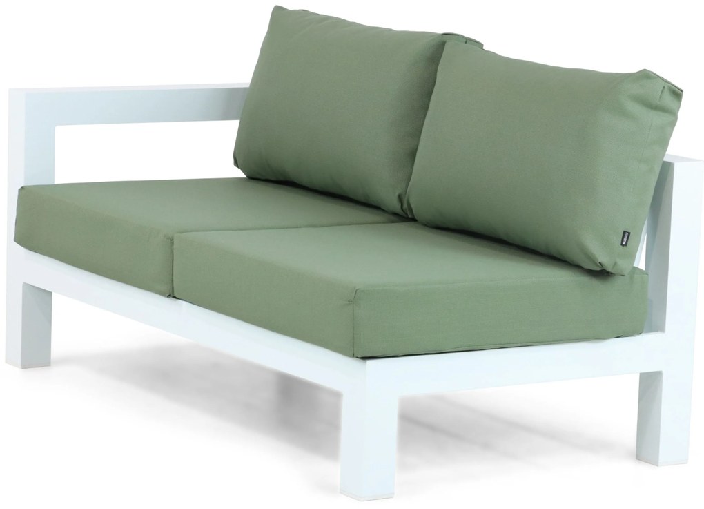 Hoek loungeset 5 personen Aluminium Wit  Lifestyle Garden Furniture Luca