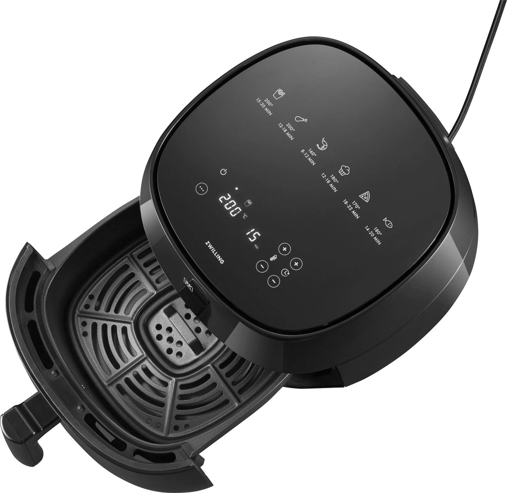 ZWILLING Airfryer 4 l, Zwart - - ZWILLING