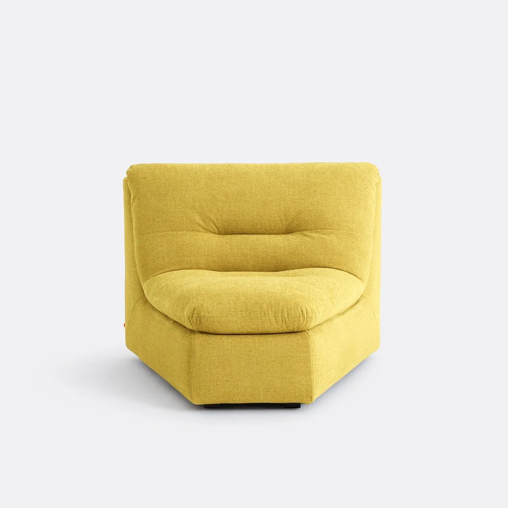 Modulaire hoek in gemêleerde stof, Giuliano