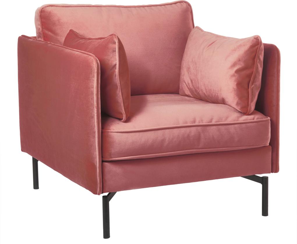 Pols Potten PPno.2 fauteuil roze velvet