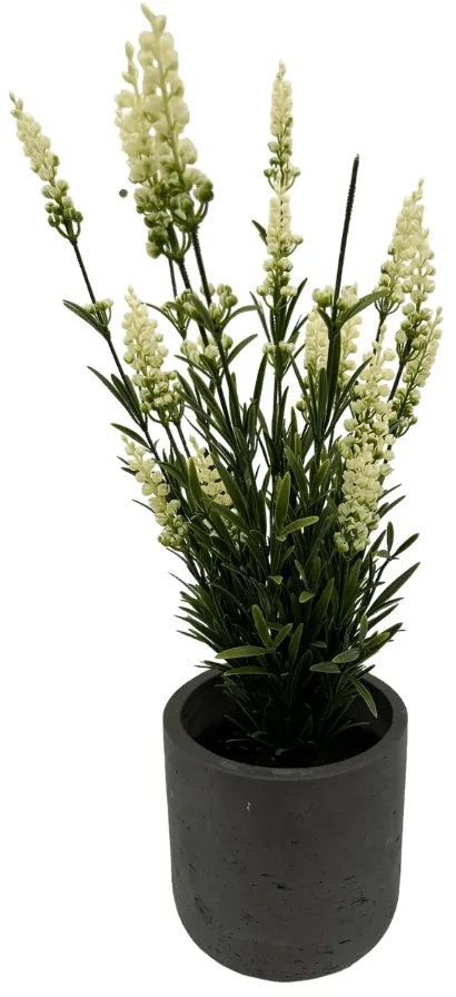 Kunstplant Lavendel Wit - 35 cm