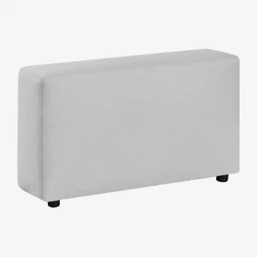 Linker Armleuning Hoog (↑65 Cm) Voor Modulaire Bank Bruna Stof Gris Glacial - Sklum
