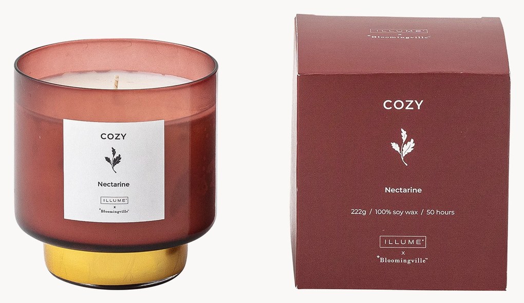 Geurkaars Cosy (nectarine & donkere pruim)