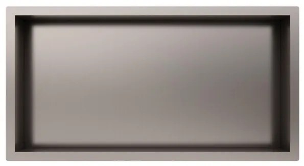 Fortifura Galeria Inbouwnis - 30x60x10cm - Geborsteld RVS PVD (RVS)