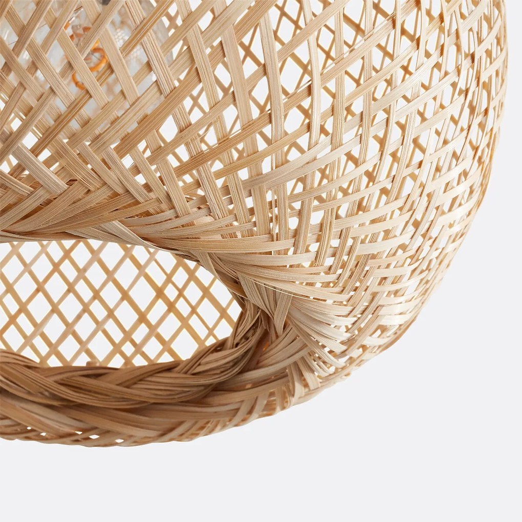 Hanglamp in bamboe Ø33 cm, Ezia