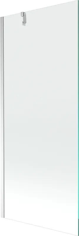 Mexen Next badwand vouwdeur 1-vleugelig 80 x 150 cm, transparant, chroom - 895-080-000-00-00-01