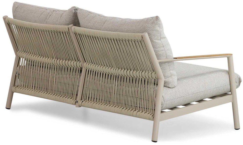 Stoel en Bank Loungeset 5 personen Aluminium/Rope Taupe Coco Sevilla