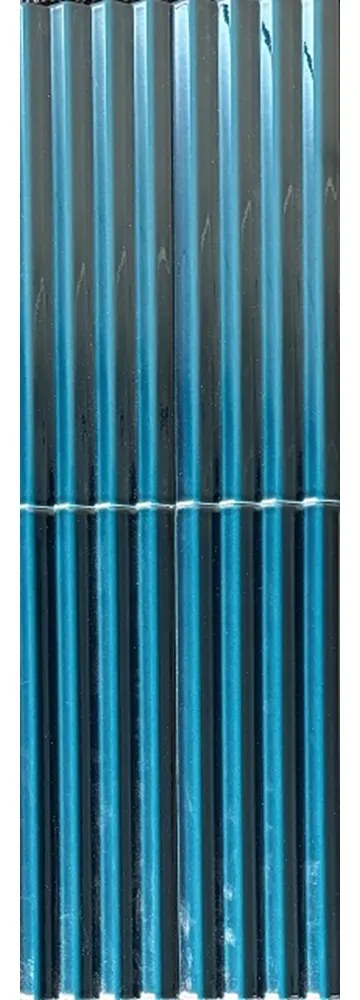 Terre d'Azur Colina met ribbel 10x30cm blauw glans