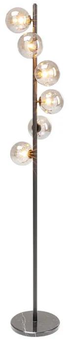 Kare Design Scala Balls Vloerlamp Met Glazen Bollen Zwart