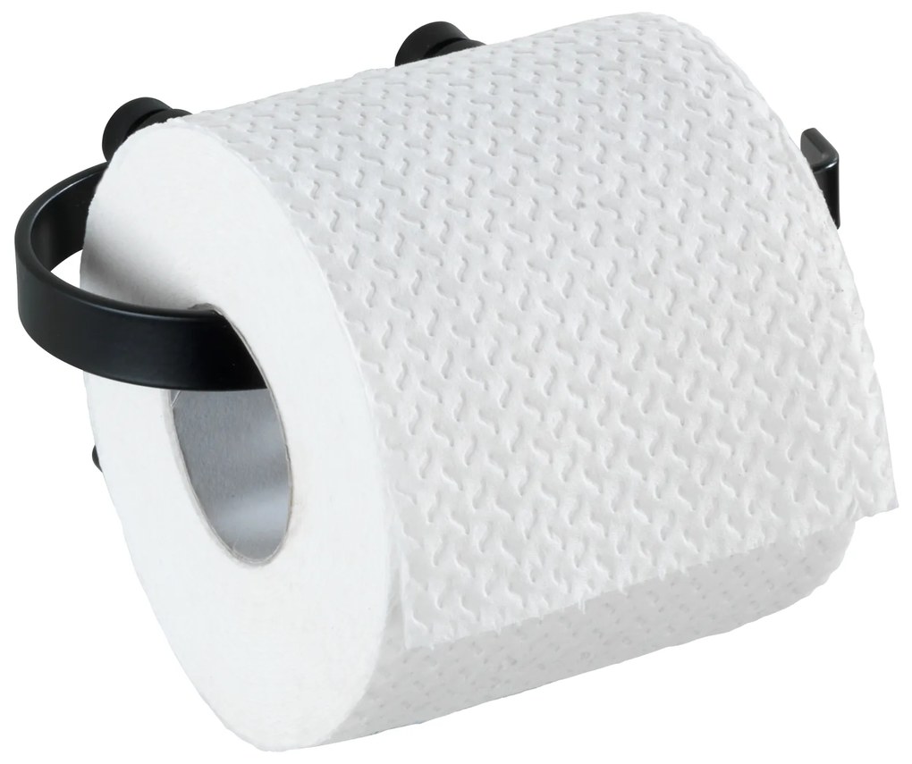 Wenko Classic Plus toiletrolhouder zwart