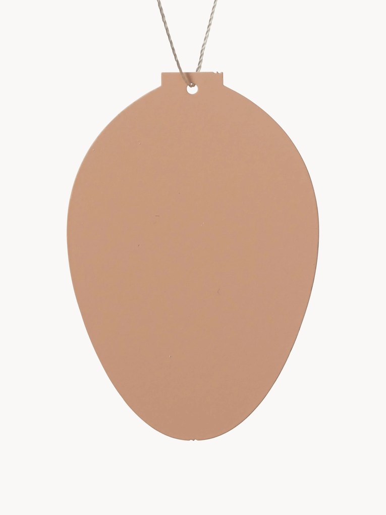 Paasdecoratie hangers Ei, 4 stuks