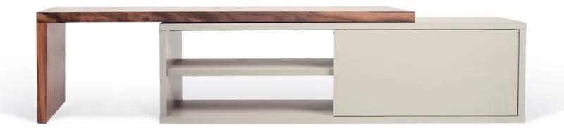 TemaHome Move Tv-meubel Uitschuifbaar Mat Grijs - 110x35x32cm.