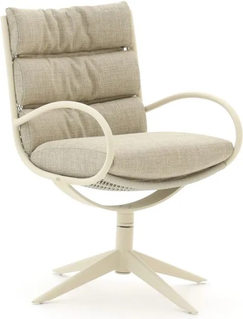 Dining tuinstoel | Apple Bee Camp | Rope (touw) | Wit | Kees Smit Tuinmeubelen