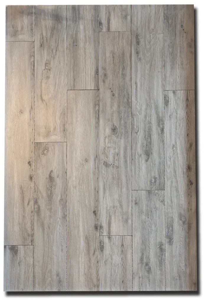 Houtlook Tegel 20x120 Cm Grijs Bruin Met Noesten NR108