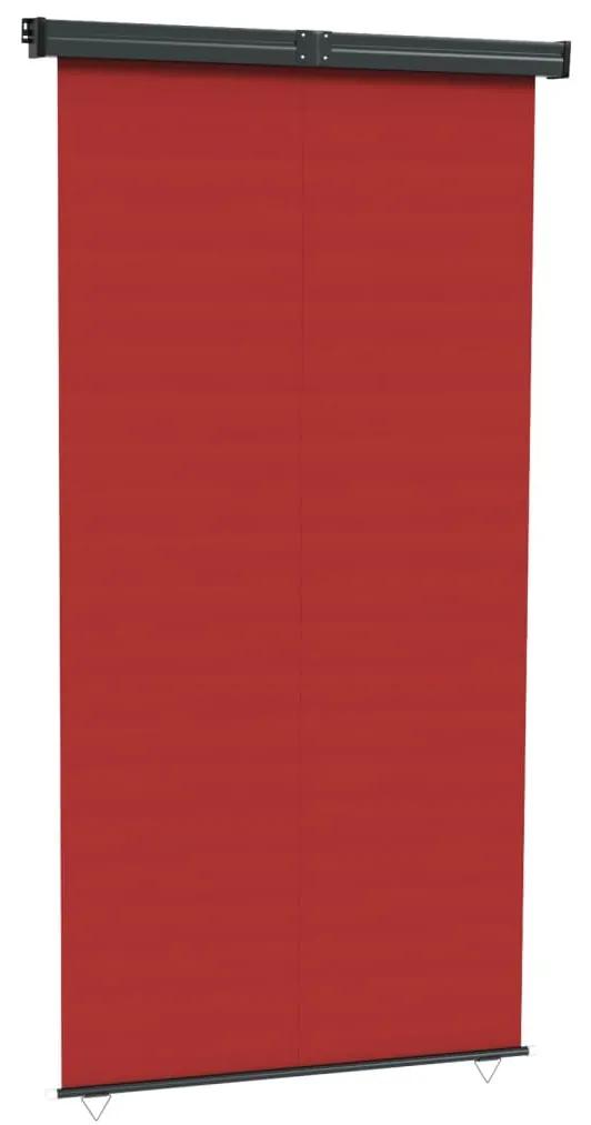 vidaXL Balkonscherm 140x250 cm rood