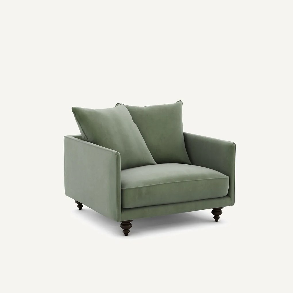Fauteuil fluweel, Lazare