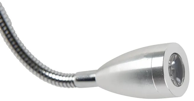 Moderne wandlamp wit met zwarte kap - Brescia