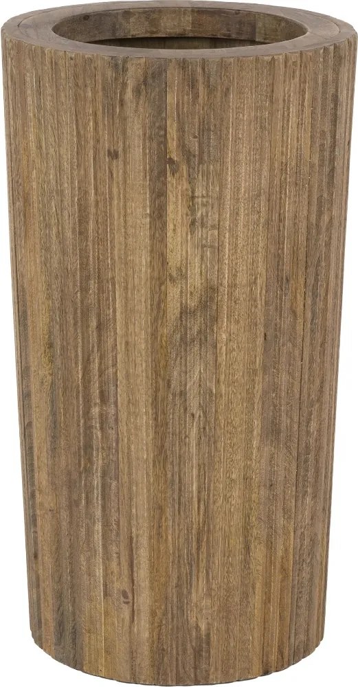 Houten Paraplubak Met Golvend Patroon