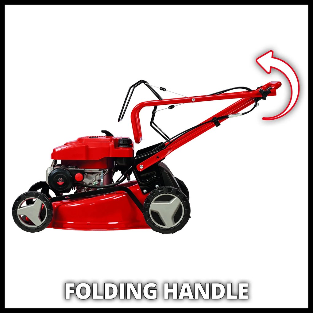 Einhell GC-PM 46/5 S Benzine grasmaaier - 46cm Breed - Achterwielaandrijving
