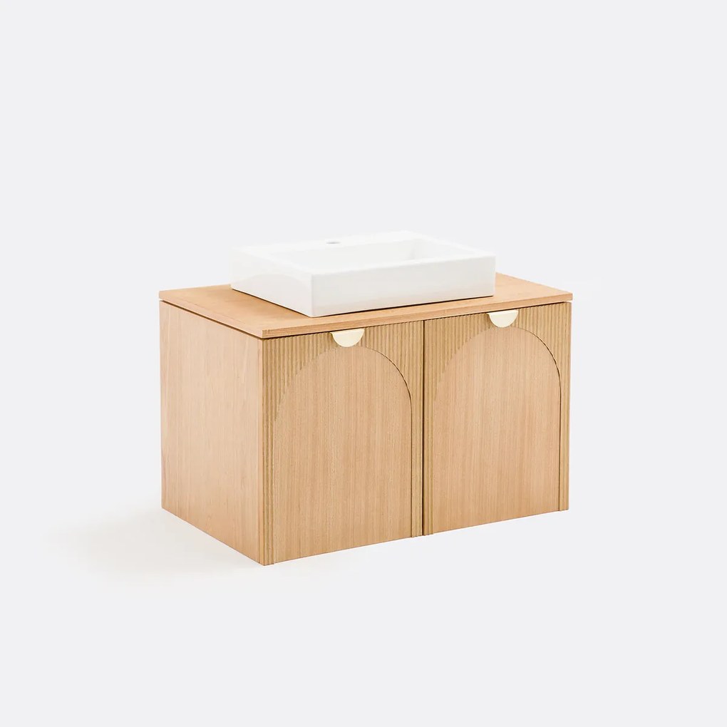 Hangwastafel met 2 deuren, Gisela