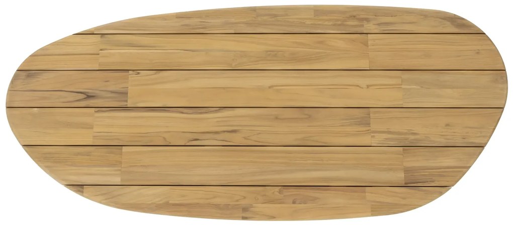 Taste by 4 Seasons Florence tuinset latte met estate tafel 240 cm teak Tuinstoel   taupe weerbestendig