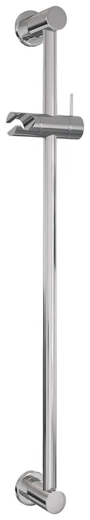 Brauer Stripe thermostatische badkraan met glijstang en staafhanddouche chroom