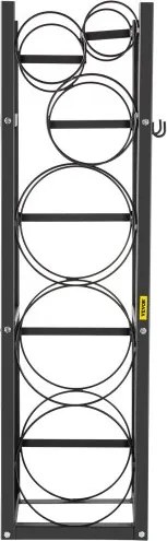 VEVOR koelmiddeltankrek met 3 x 30 lbs &amp; 3 ruimtebesparende cilindertankrekken 116,8 x 30,5 x 28 cm, koelmiddelflessenrek, gascilinderrekken en houder, voor de opslag van gas, zuurstof