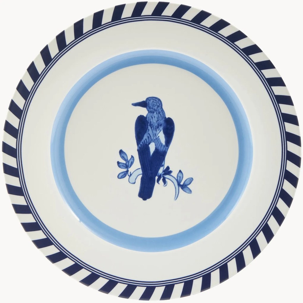 Dinerborden Bird Patterned, 2-delig